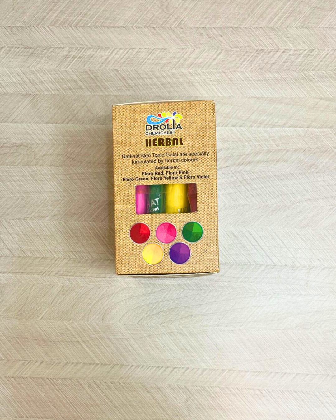 Natkhat Holi Gulal Powder - 5 in 1 Gift Pack