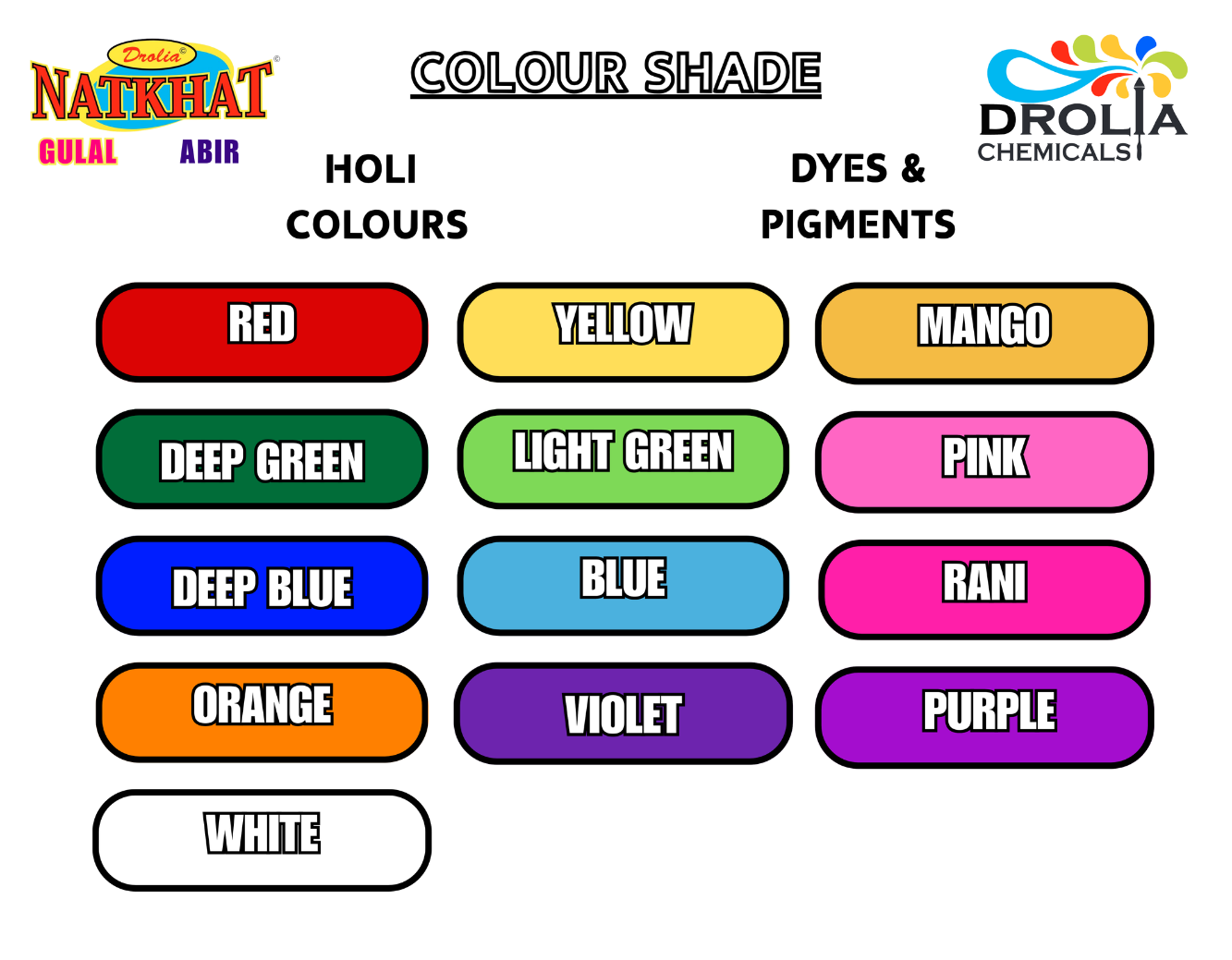 Natkhat Holi Gulal Powder - 50 Gm