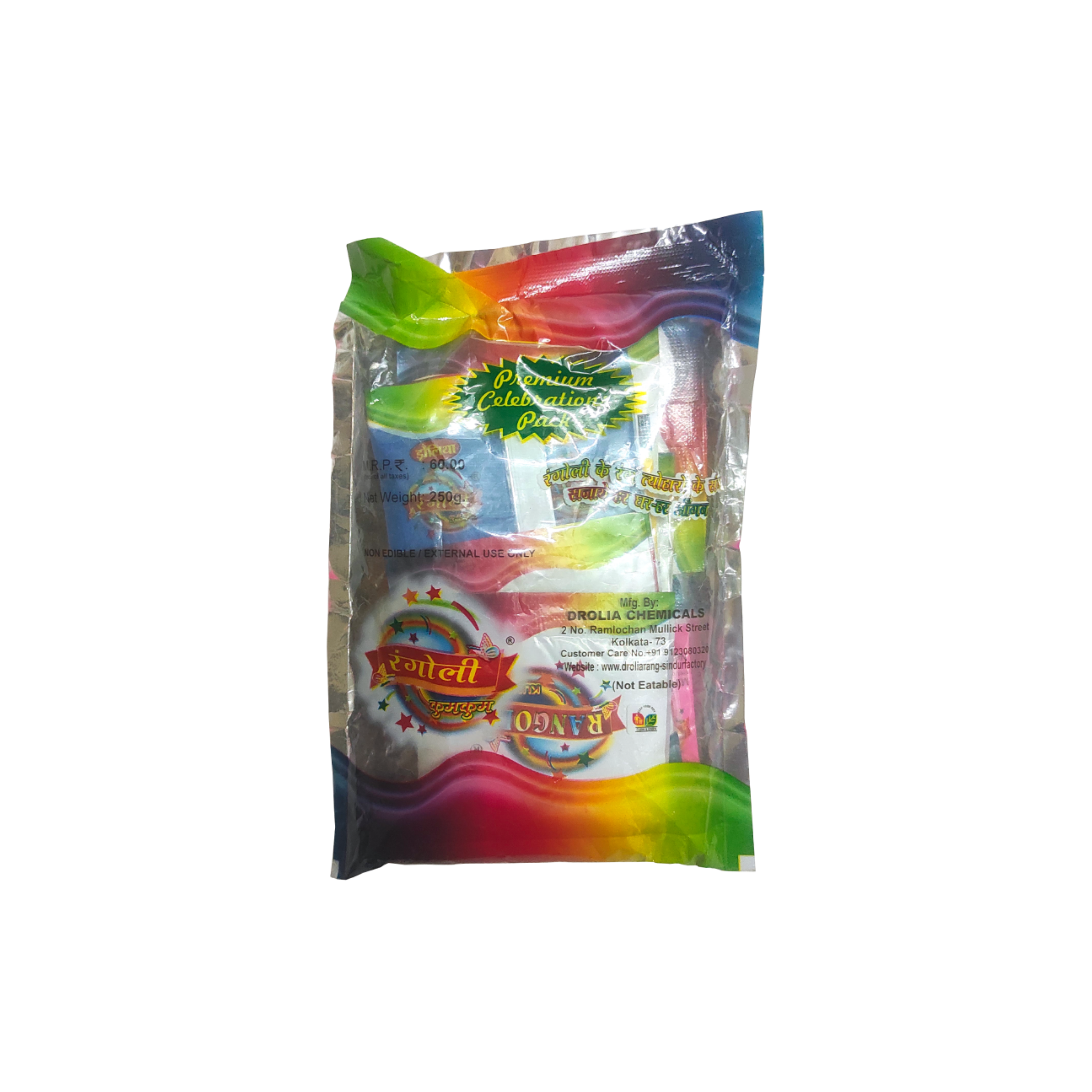 Drolia Rangoli 10 colour packet
